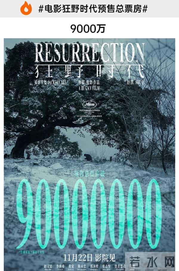 电影《狂野时代》点映及预售总票房突破1亿，易烊千玺势不可挡