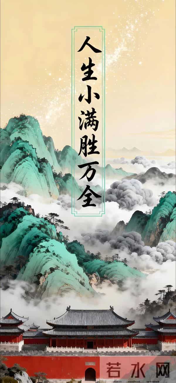 国风吉祥语手机壁纸！从喜从天降到所愿皆如意！