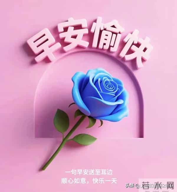 早安！美好的清晨，幸福的微笑，愿你万事都顺心，好运来敲门。