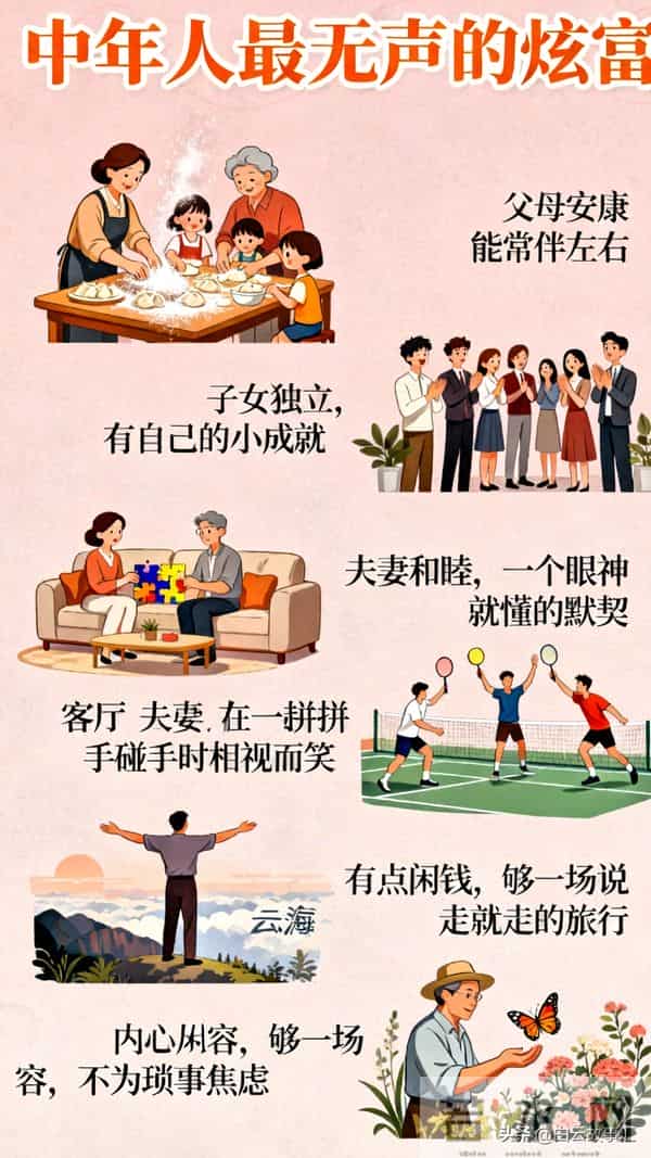 中年人最无声的炫富：不是存款，而是这6样！