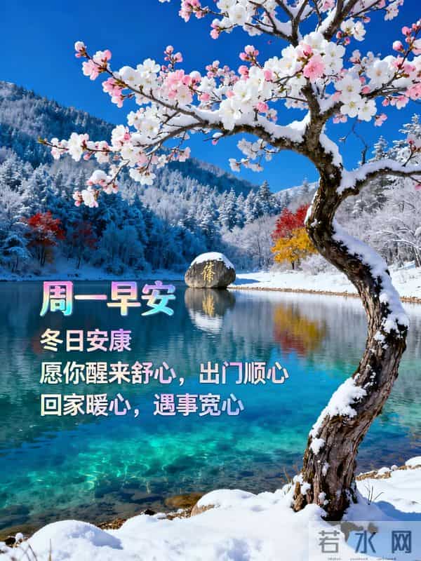 桂香裹雪暖,晨光染橙黄|2025.11.24周一早安祝福图片壁纸
