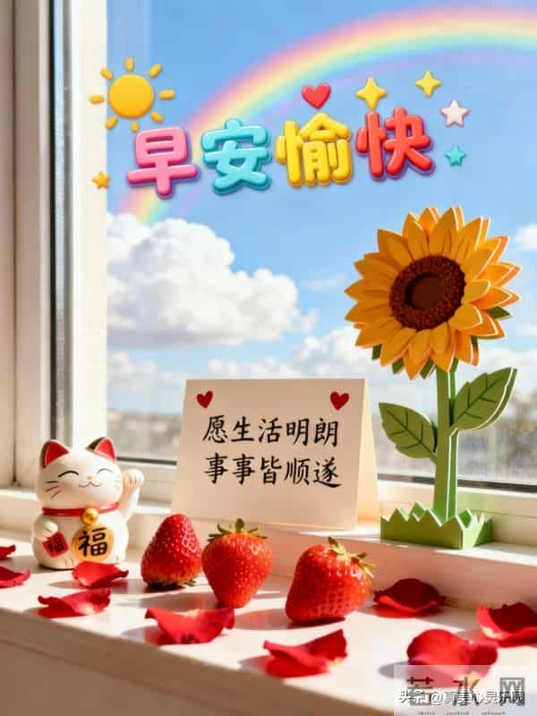 早安图片分享，周末早安图片