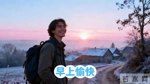 暖心早安祝福,时光轻缓,寒意渐浓,注意保暖,早安吉祥!