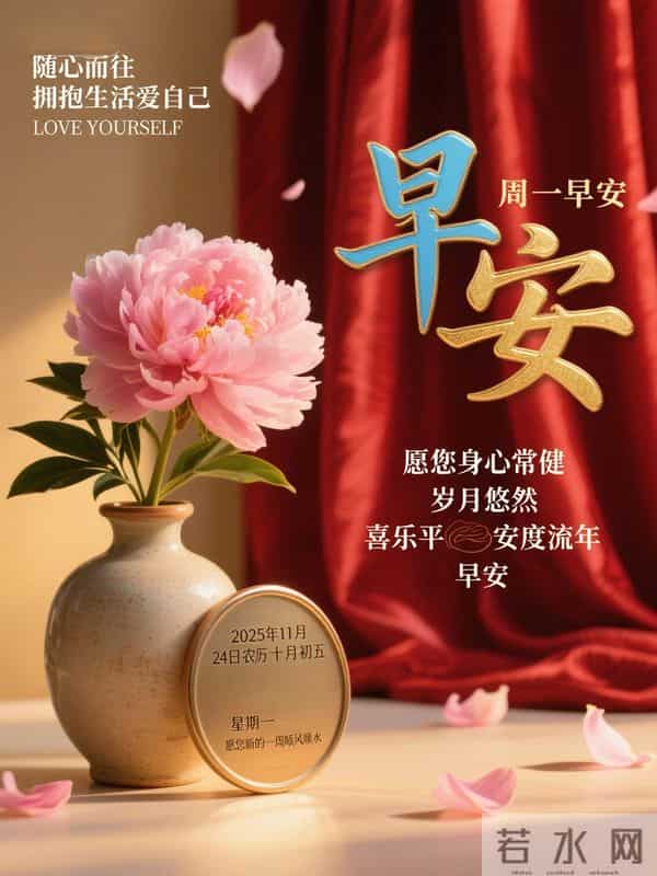 19句清晨暖心祝福，时光清浅，安康常伴，愿你日日欢颜喜乐无忧