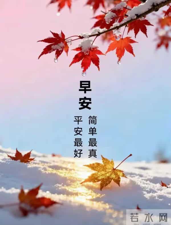 11月24日早安祝福：相约美好，不负时光，保重身体