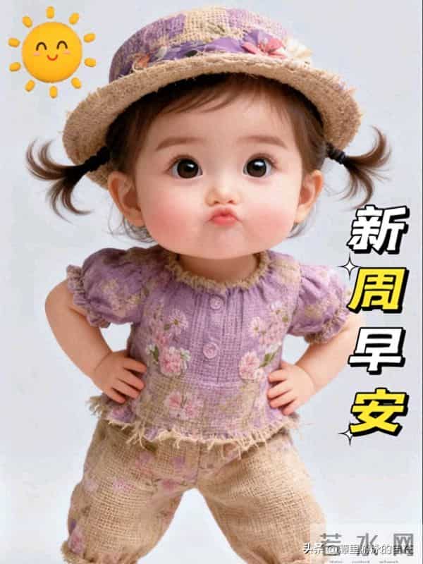 “周一早安，挑一条去发朋友圈，愿好心情带来好运气~”