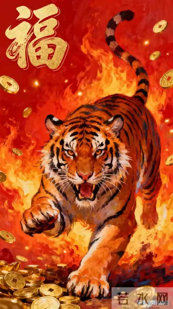2026年“红马年”,4个年份出生的属虎人得三合加持,顺风顺水