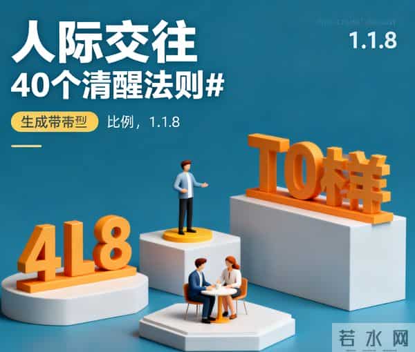 人际交往的40个清醒法则