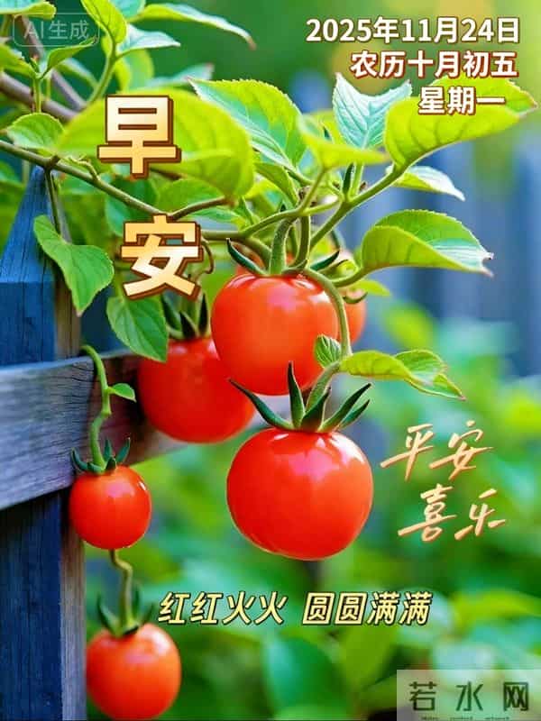 2025.11.24今日唯美早安 周一晨安喜乐安康常伴