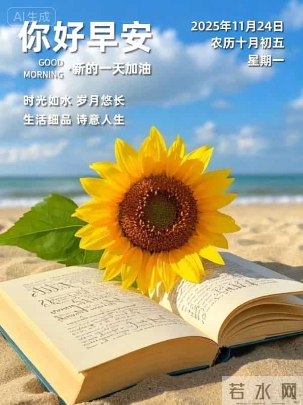 2025.11.24今日唯美早安 周一晨安喜乐安康常伴