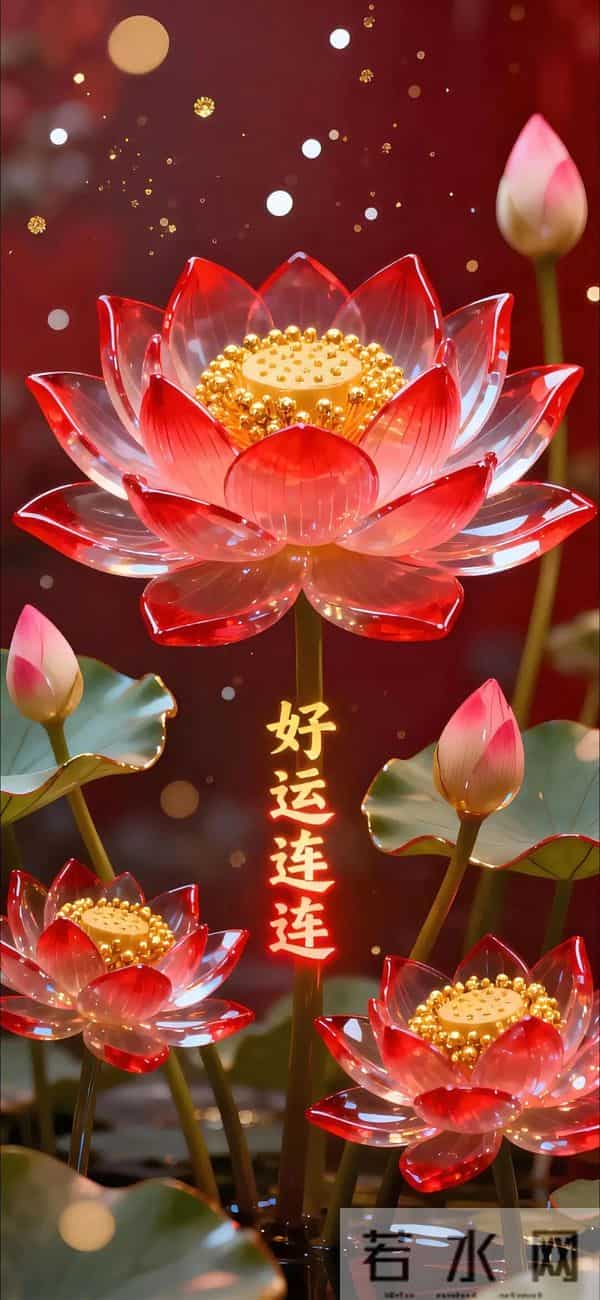 国风吉祥语手机壁纸！从喜从天降到所愿皆如意！