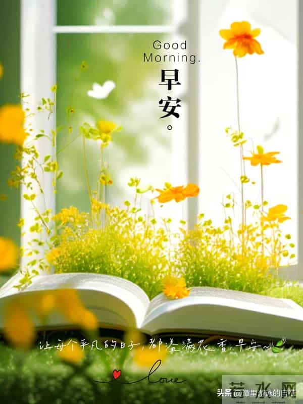 “周一早安，挑一条去发朋友圈，愿好心情带来好运气~”