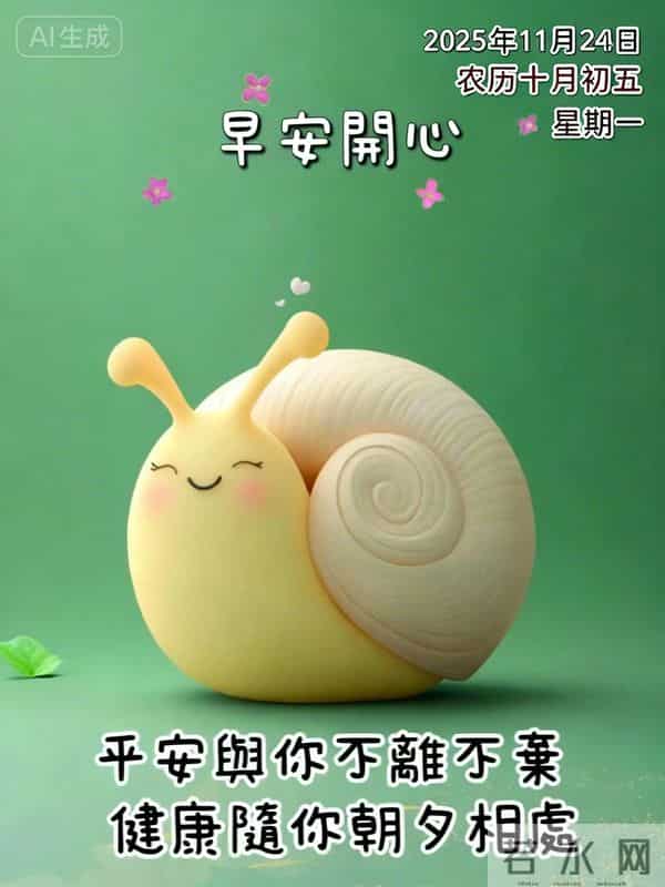 2025.11.24今日十月初五——早上好,周一祝福问候语,早安图片
