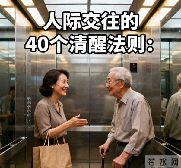 人际交往的40个清醒法则