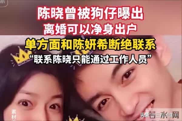 离婚9 月后,陈晓陈妍希一个暴瘦一个颜值回春,卓伟的话有人信了