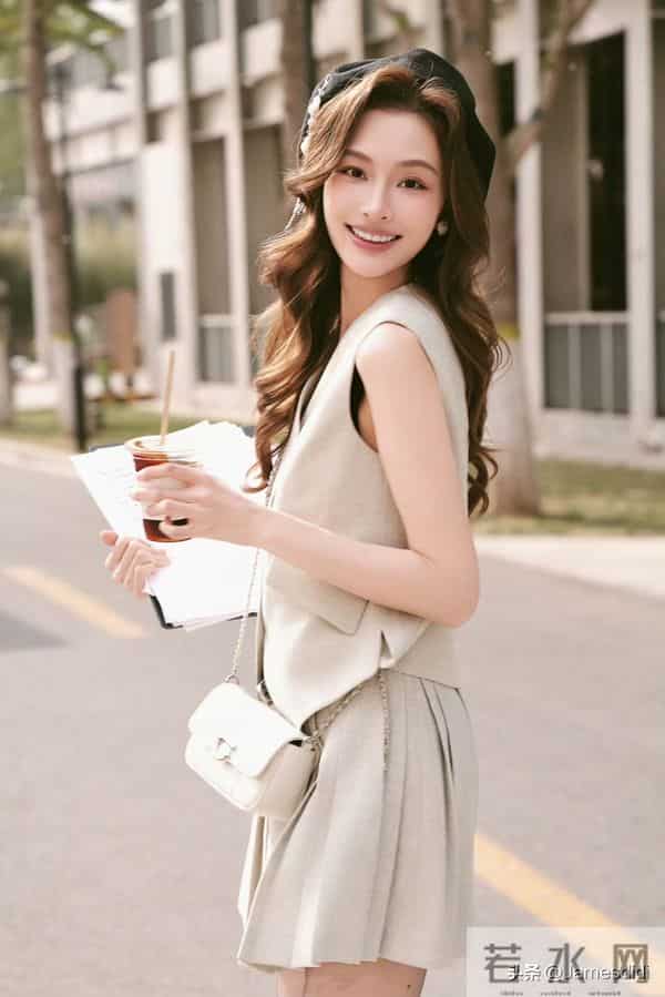 四川大学校花 盖玥希 172高挑身材和鲶鱼系高级脸搭配微凸厚唇 很美