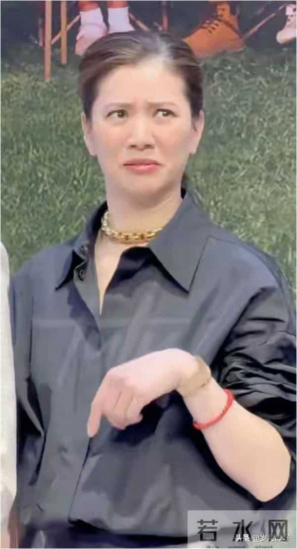 张智霖袁咏仪现身广州车展,袁咏仪白头发好多,一下子老了不少