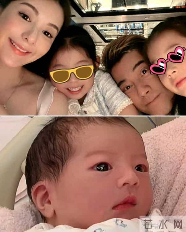 方媛晒三胎女儿满月合照，产后身材依旧能打，郭富城女儿奴实锤