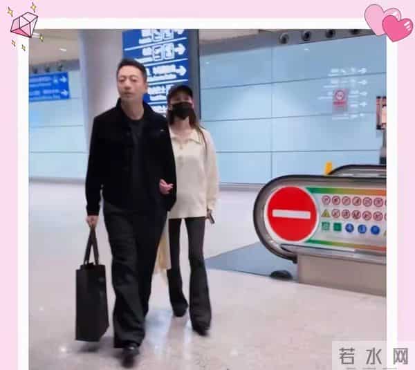 马筱梅怀孕胖了20斤,汪小菲高兴的合不拢嘴,走机场全程紧盯娇妻