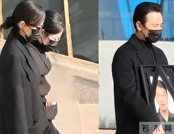 唐嫣现身罗晋父亲葬礼,两人并排走招待宾客,此前两人被传婚变