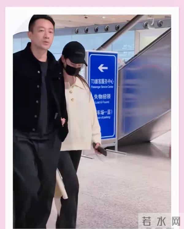 马筱梅怀孕胖了20斤,汪小菲高兴的合不拢嘴,走机场全程紧盯娇妻