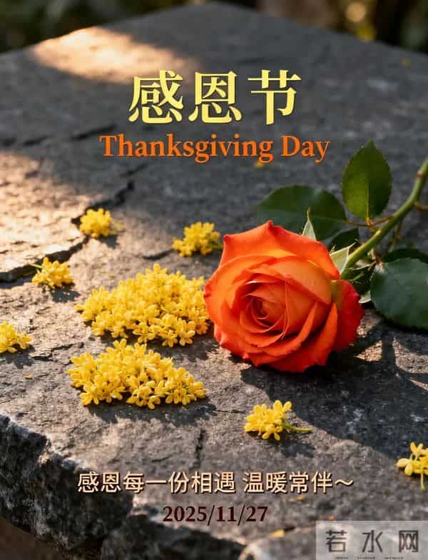 2025感恩节祝福图片 感恩节暖心文案 只想对你说一句 感恩有你 早上好