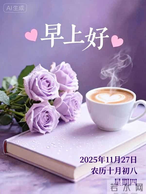 2025年11月第27天,周四早晨祝福语,早安幸福安康图片