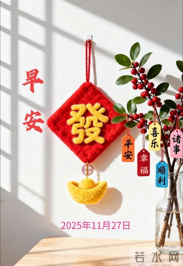 2025年11月27日早上好 早安温馨精美美图祝福语 早安周四愉快 早上好