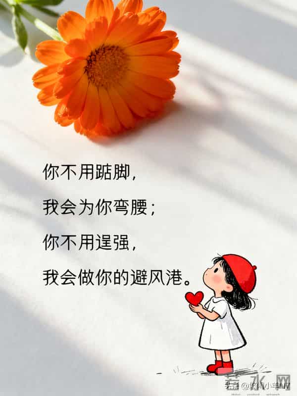 温柔到骨子里的情话，浪漫极了～