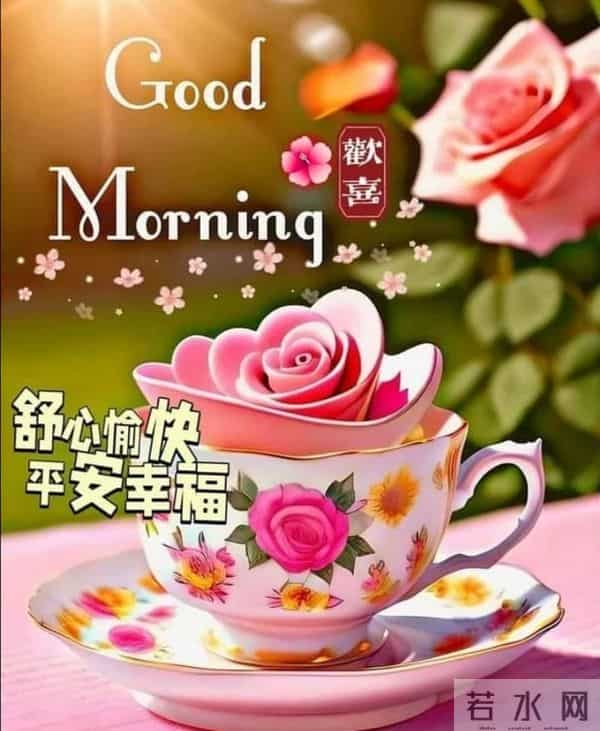 与晨光相拥,道一声温柔早安