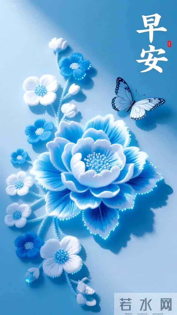 早安：花缀晨光，意裹温柔