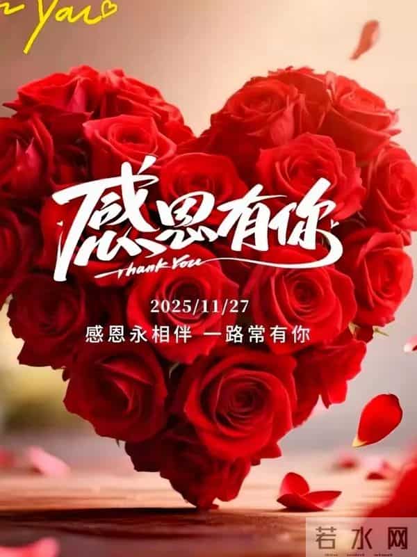 感恩节到了，感谢一路陪伴我的人，感恩有您，风雨同行