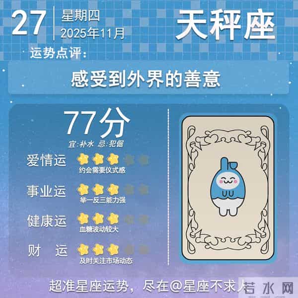 12星座11月27日运势
