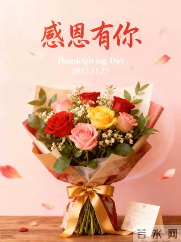 2025年11月27日感恩节早上好 精美图片送祝福 感恩常在 幸福常伴
