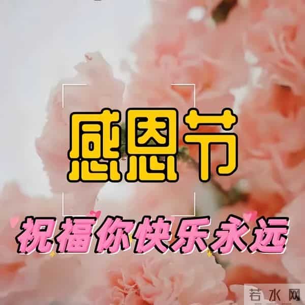 最新感恩节文案,感恩的精辟句子,愿你节日快乐,天天好心情