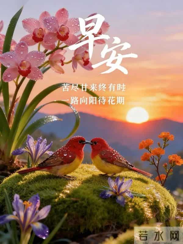 早安,又是崭新的一天!愿你的今日,好运连连,自在顺遂!