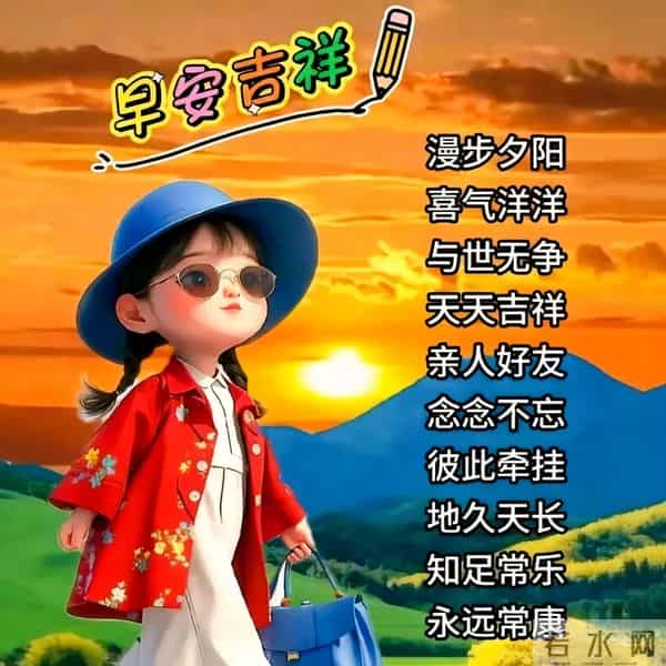 吉祥安康祝福图丨相知无远近，贵在心连心 友谊本无价，祝福在清晨