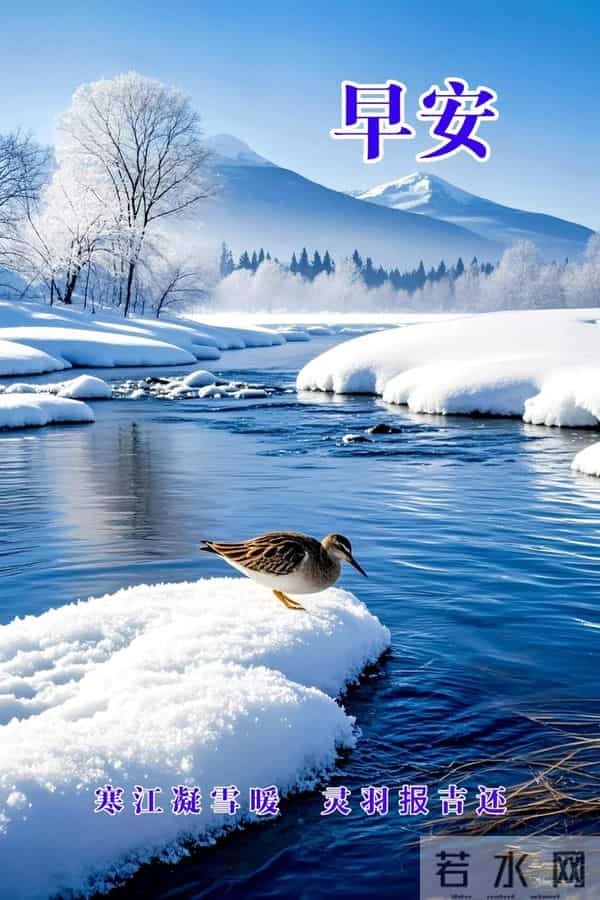 早上好早安祝福美图-岁月无恙，今冬安祥