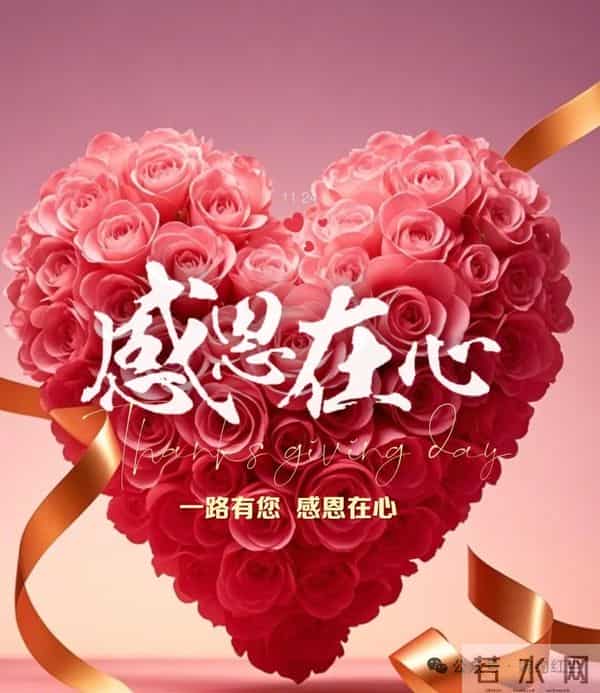 感恩到心,感谢有你,感恩如花开,岁月皆温柔