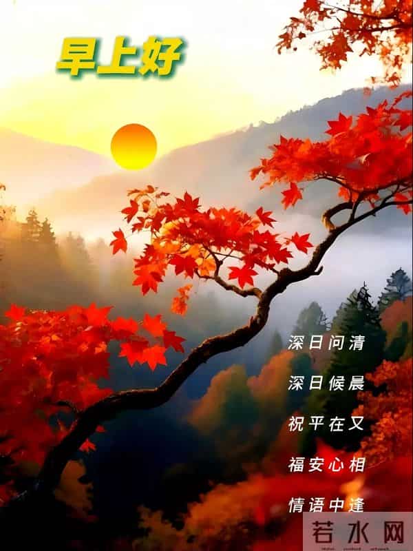 早上好早安祝福美图-岁月无恙，今冬安祥