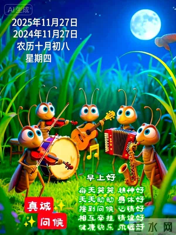 2025.11.27 冬天周四早安愉快!最新精美周四早上好温馨祝福语图片