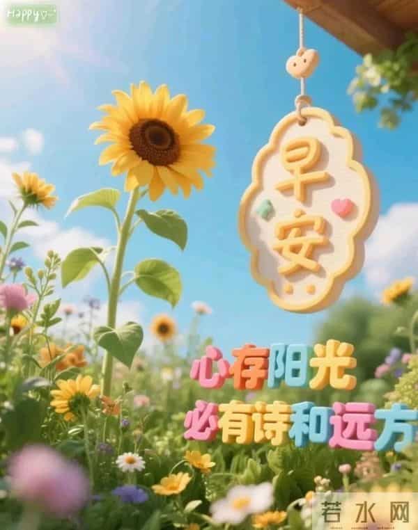 新的一天,新的开始!一句早安,温暖心房;一份祝福,伴你身旁。