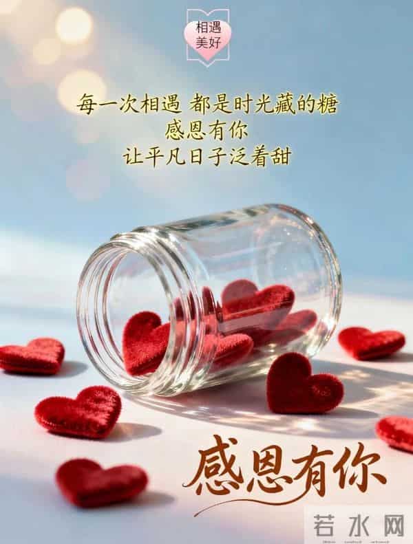 2025感恩节祝福图片 感恩节暖心文案 只想对你说一句 感恩有你 早上好