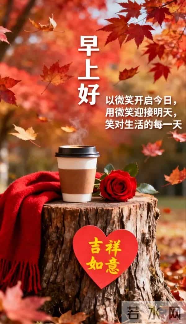 2025年11月27日感恩节早上好 精美图片送问候 感恩有你 今日幸福满满