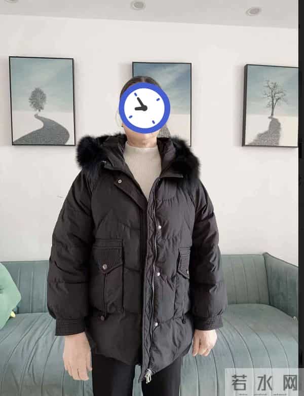 婆婆生日给婆婆买了件羽绒服，婆婆不喜欢黑色，大家帮看看怎么样