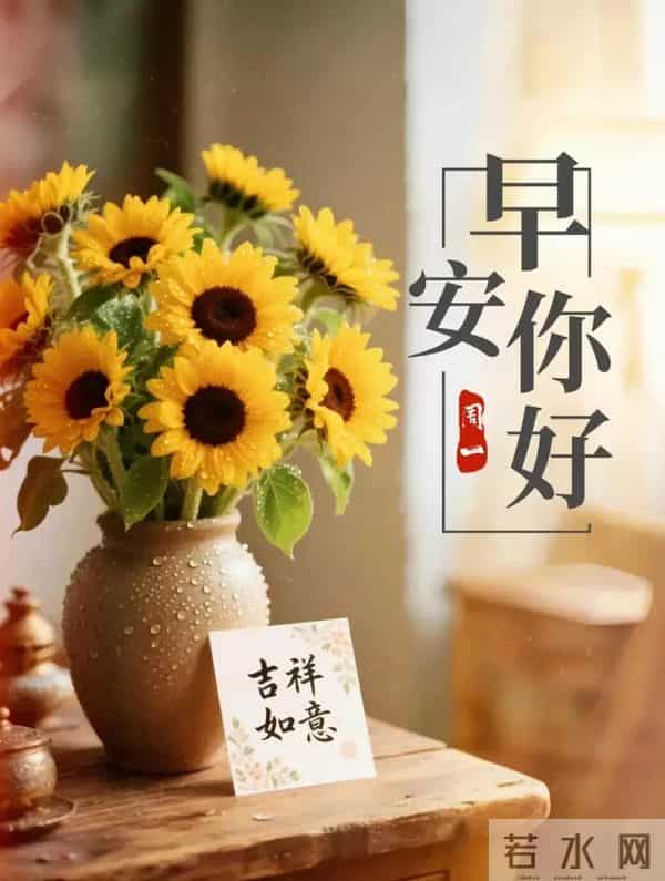 9张特漂亮大家早上好图片,万事如意,吉祥安康!