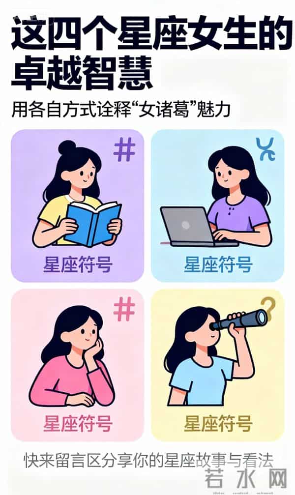 揭秘！智商爆表，堪称“女诸葛”的四大星座