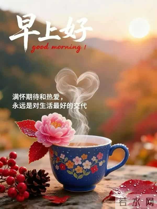 早安,又是崭新的一天!愿你的今日,好运连连,自在顺遂!