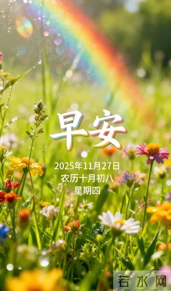 周四早上好 18张最新带日期漂亮问候祝福图片 愿喜乐安康,幸福永久