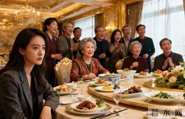 亲戚聚餐轮番挤兑我,老公一声不吭。我借口上厕所,发了条短信